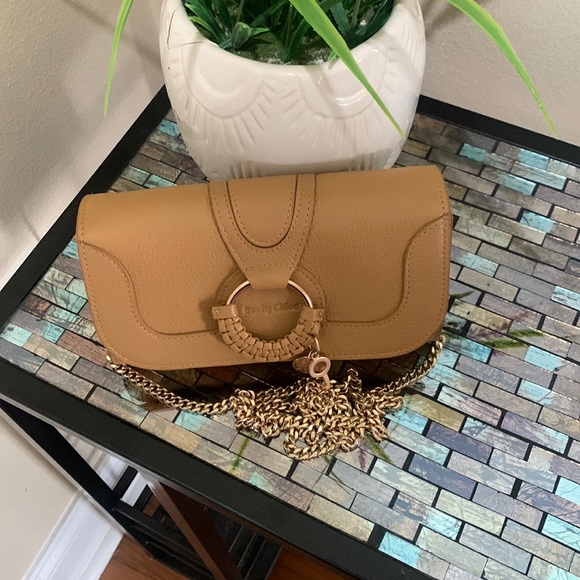 New Without SeeTag by Chloe  Hana Large Leather Wallet on a Chain - Picture 14 of 17